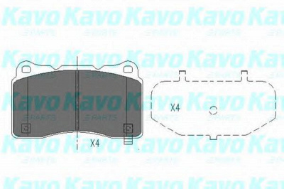 KAVO PARTS kbp8021 -  Комплект тормозных колодок, дисковый тормоз